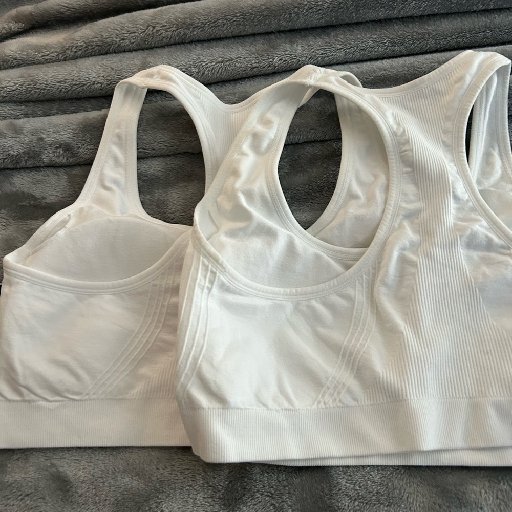 Two Tek  Gear Women's Classic White Sports Bra - Picture 4 of 4